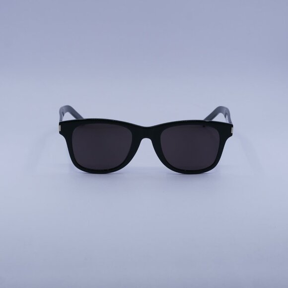 Saint Laurent SL 51 B SLIM 005 Sunglasses Green Square Frame, Black Lenses - Picture 2 of 10